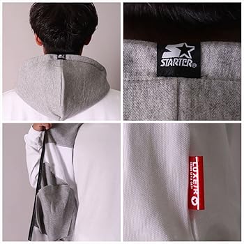 【極美品】LUXE/R ホワイト セットアップM Amazon.co.jp: [LUXE/R] 切り替え ZIP パーカー STARTER